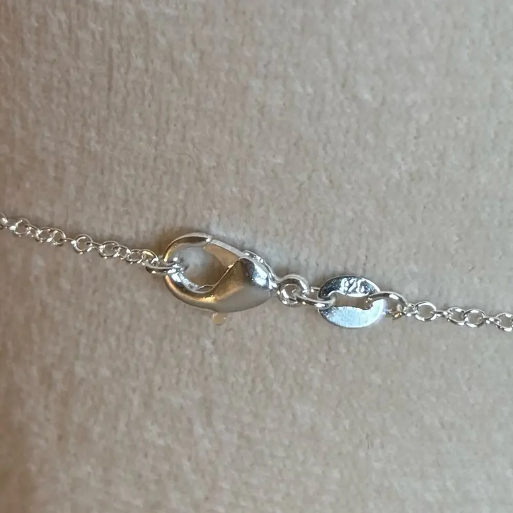 Hand-Crafted Real 4 Four Leaf Clover Bingo Piece Pendant Silver Plated Chain #23